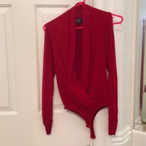 bebe Tops - Bebe red dressy blouse bebe Tops - Bebe red dressy blouse